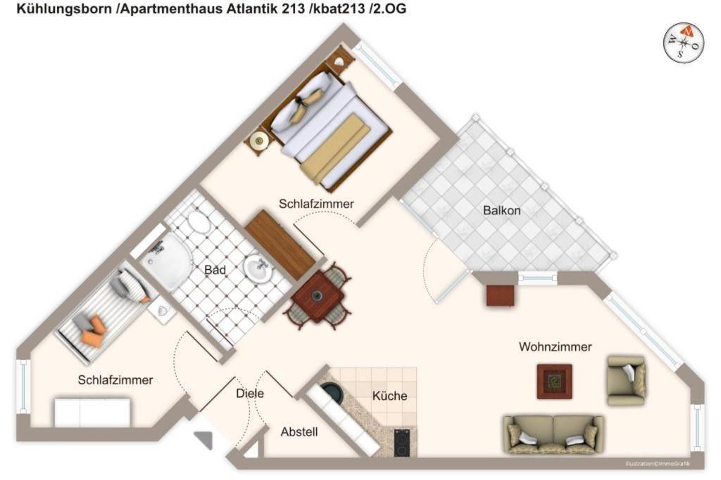 Apartmenthaus Atlantik Apartmenthaus Atlantik 213 Ostseebad Kühlungsborn Exteriör bild